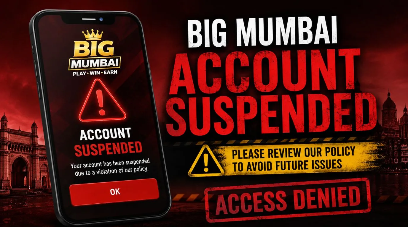 Big Mumbai Account Suspended